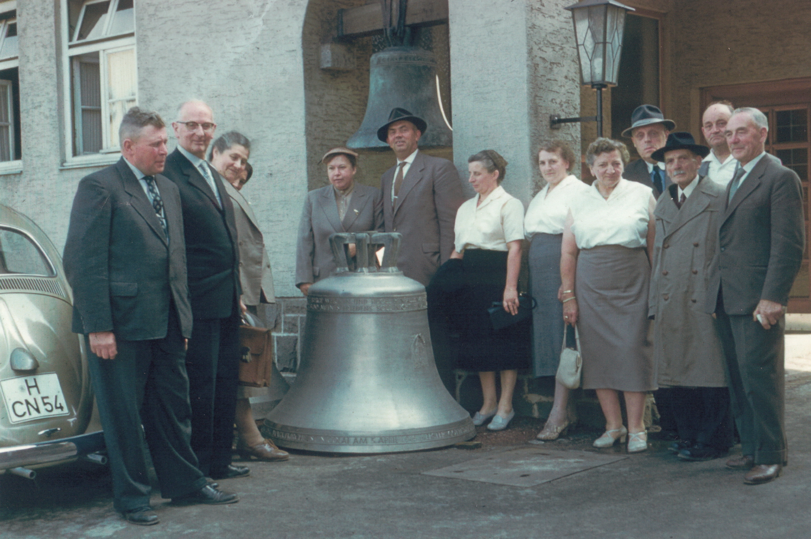 Fahrt zum Glockenguß nach Sinn bei Wetzlar am 14.-16.08.1958