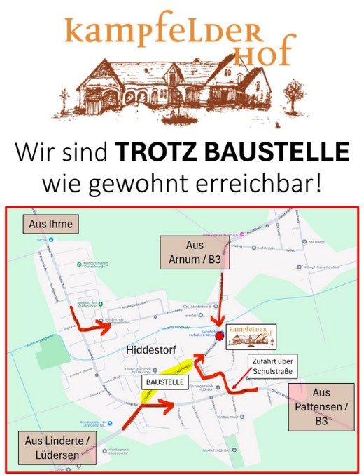 Kampfelder Hof Baustelle 2025